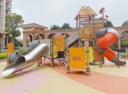 戶外大型組合滑梯_小區(qū)大型滑滑梯_小區(qū)兒童滑梯廠家